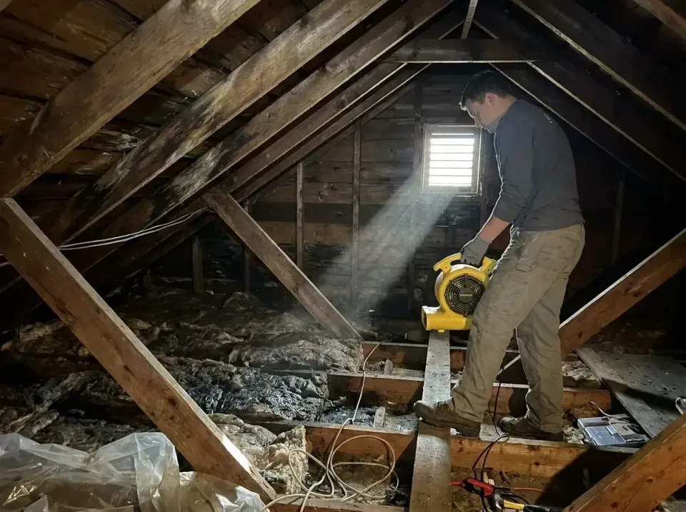 attic-water-damage-drying-proc-007 — frequently asked questions, Emergency Water Extraction & 24/7 Flood Response in Forked…